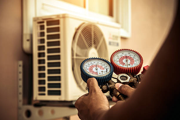 Professional Hvac Maintenance technician working in Eagle, ID